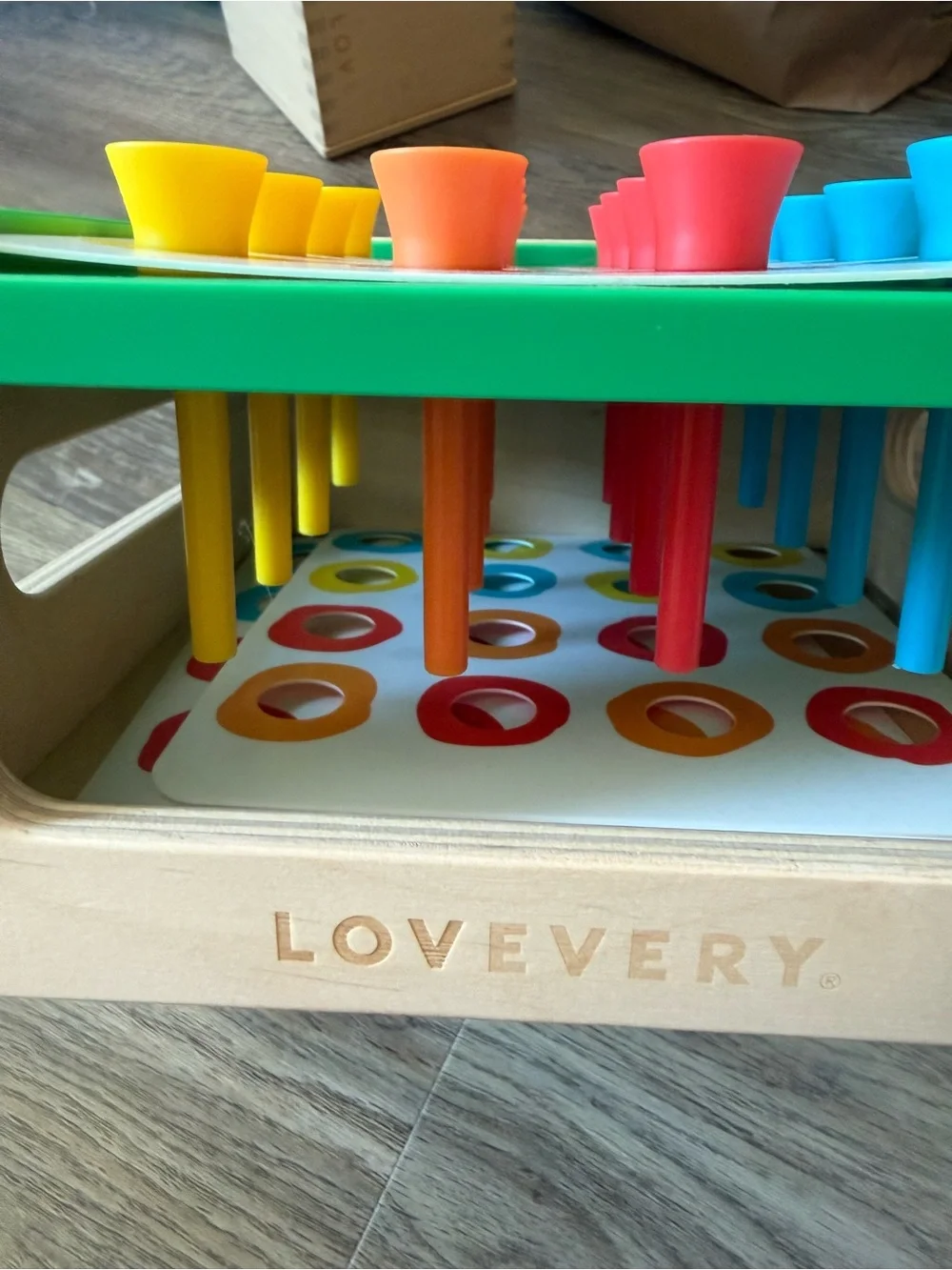 Lovevery Match and Tap Hammer Box